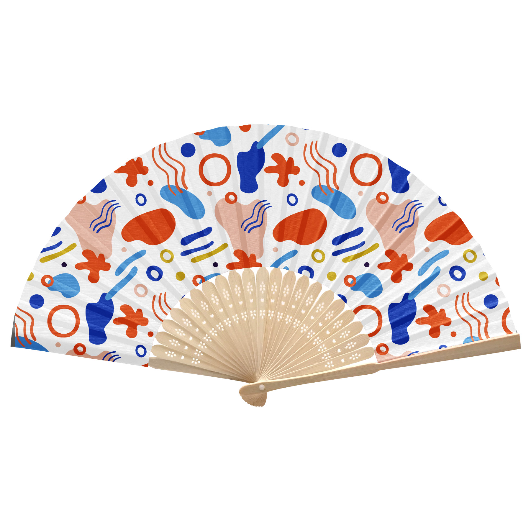 Foldable Bamboo Fan 12