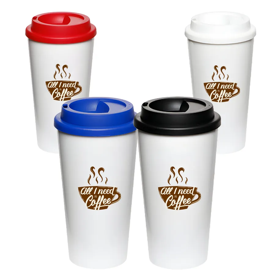 Barista Bliss Plastic Tumblers, custom tumbler with logo imprint 2