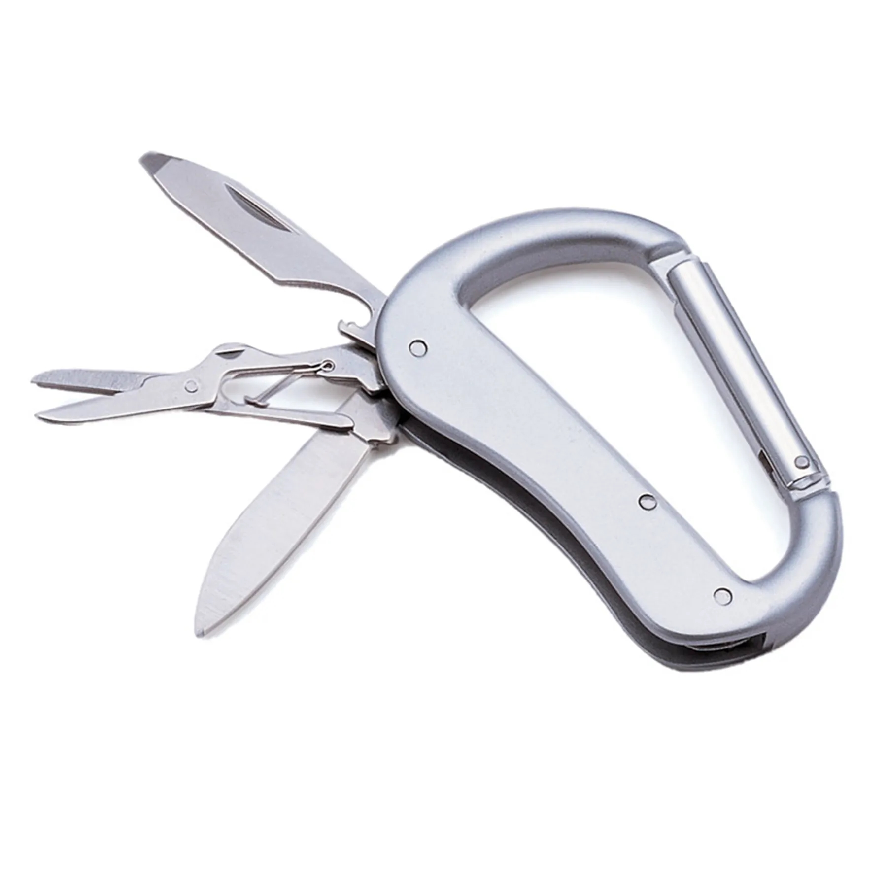 Metal D-type Multifunctional Climbing Carabiner 5