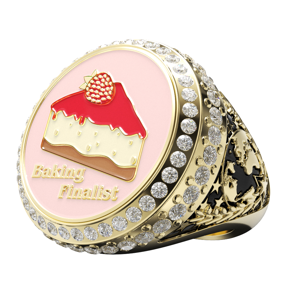 Custom World Class Ring w/ Custom Top & Stock Sides 4