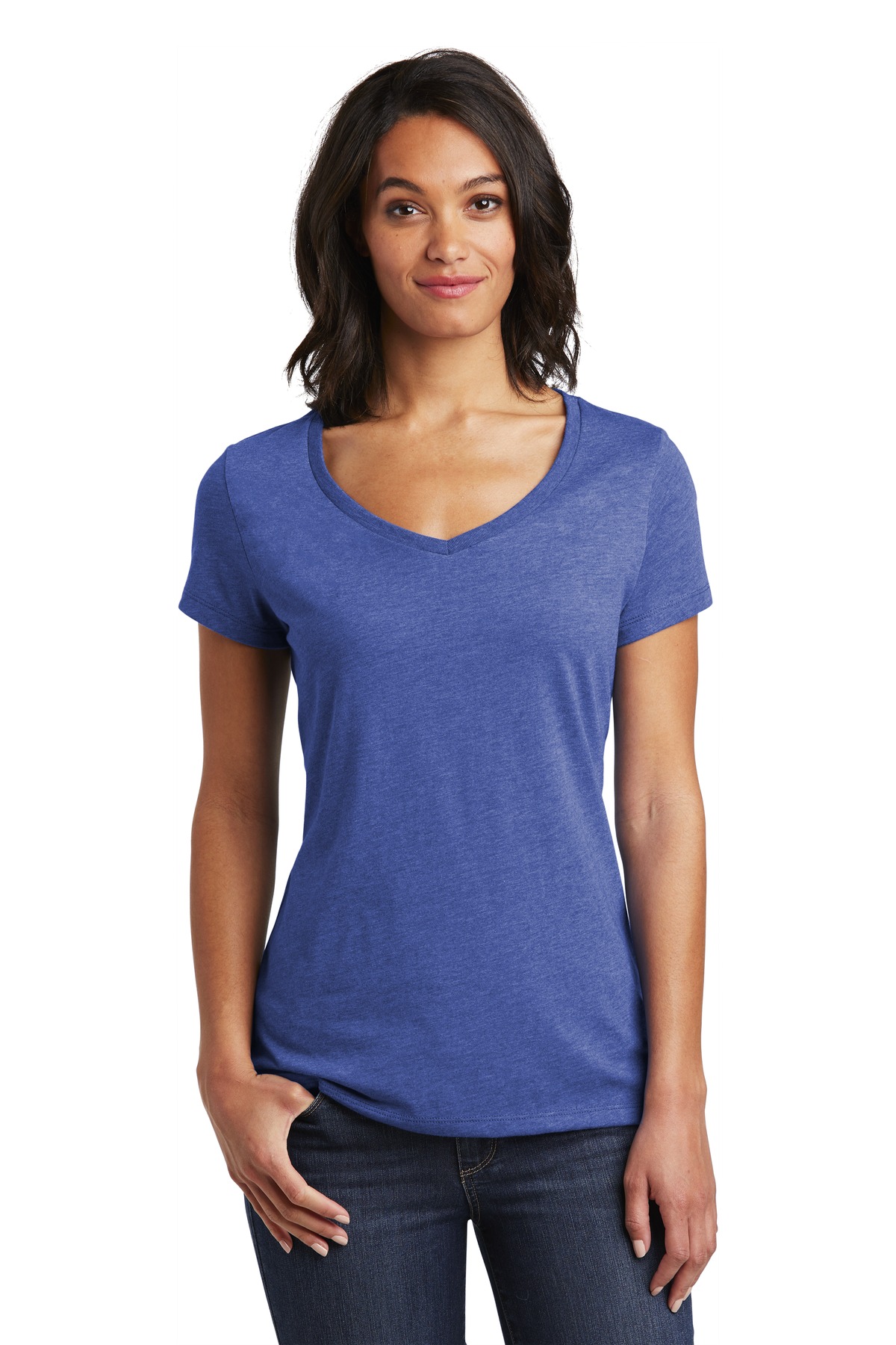 District Women's Very Important Tee V-Neck. DT6503 38