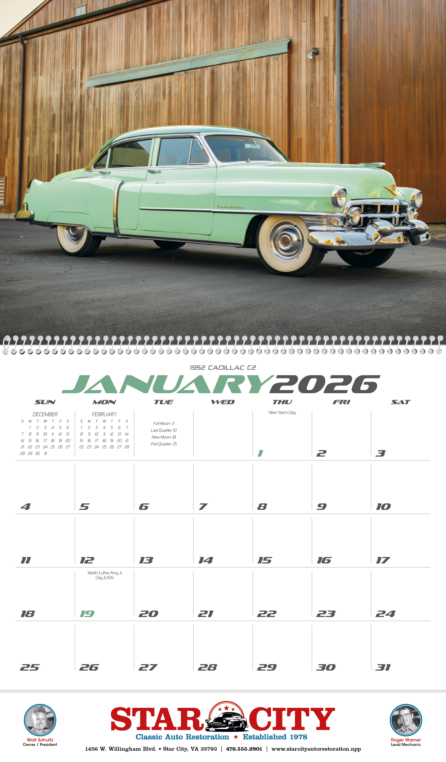 Triumph® Calendars Classic Cars Calendar 8