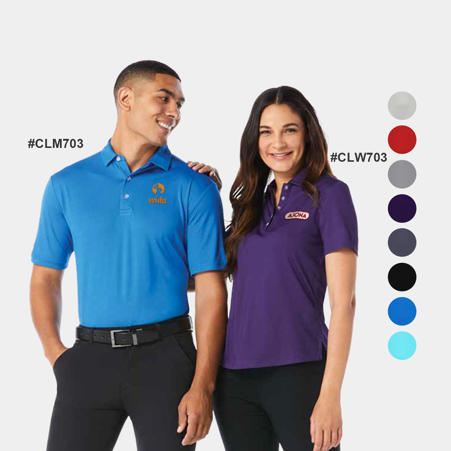 Callaway® Birdseye UPF 50+ Men's Cooling Polo Shirt with Custom Logo 4