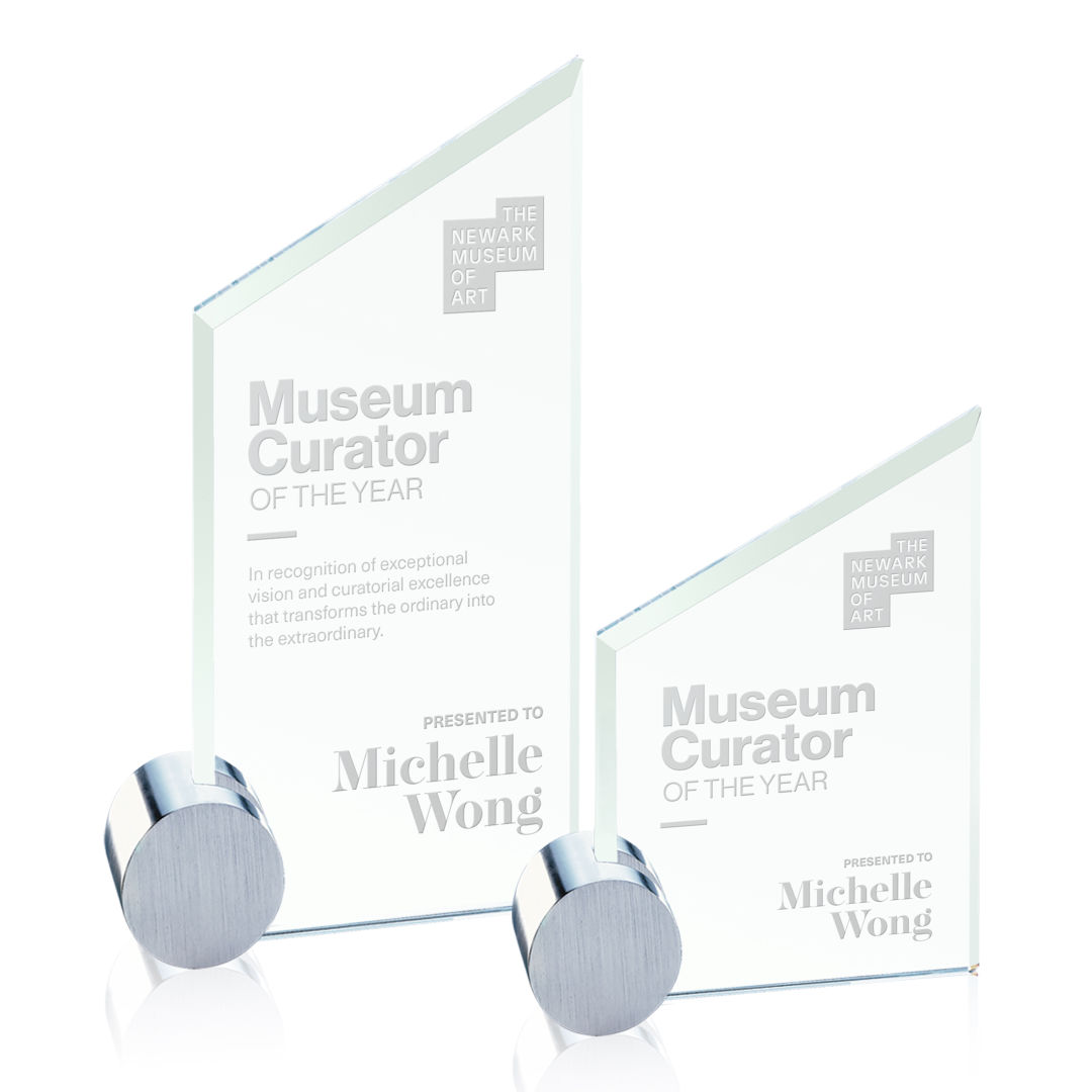 Cooper Award - Jade/Chrome Circle