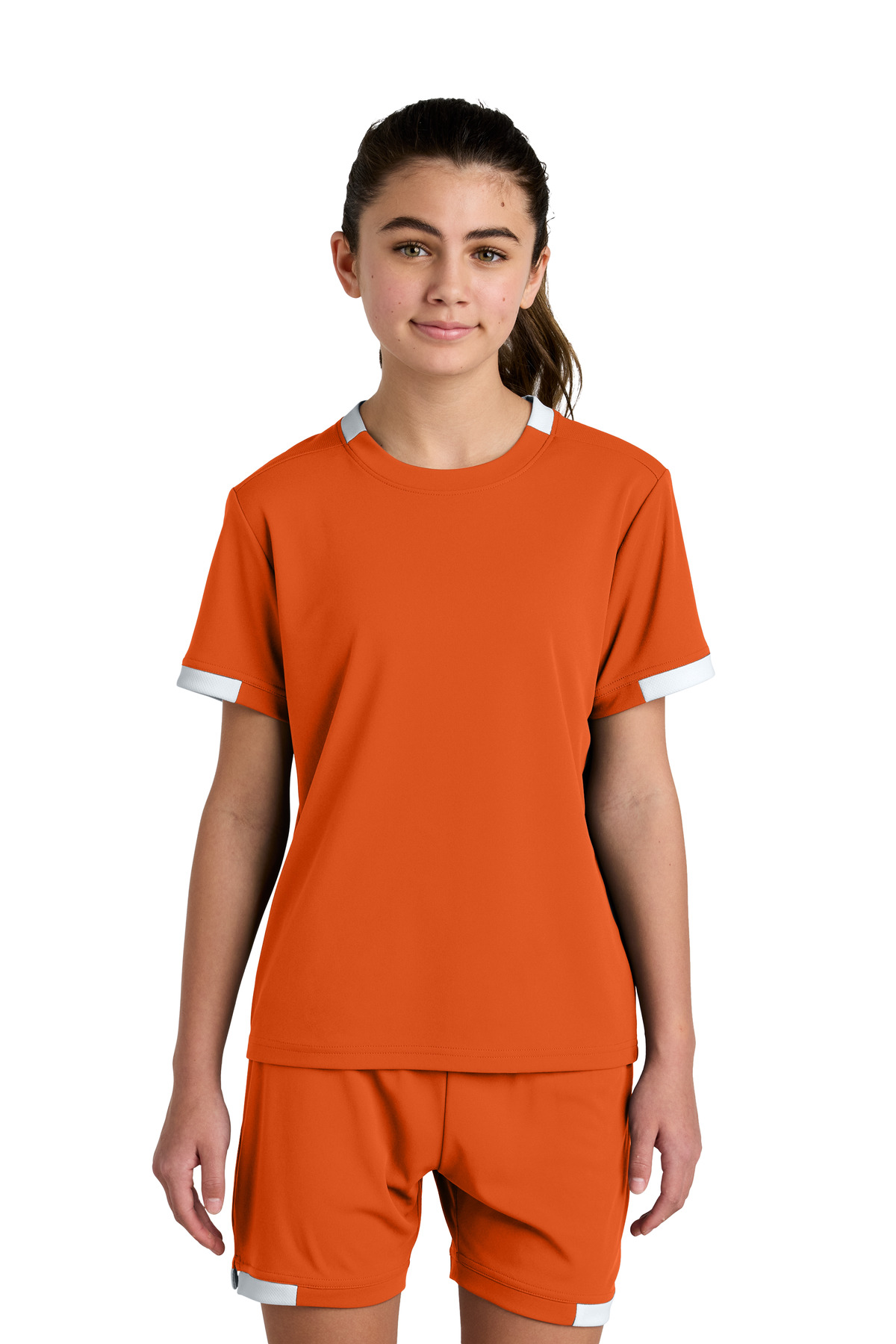 Sport-Tek Youth Club Short Sleeve Crew YST440 26