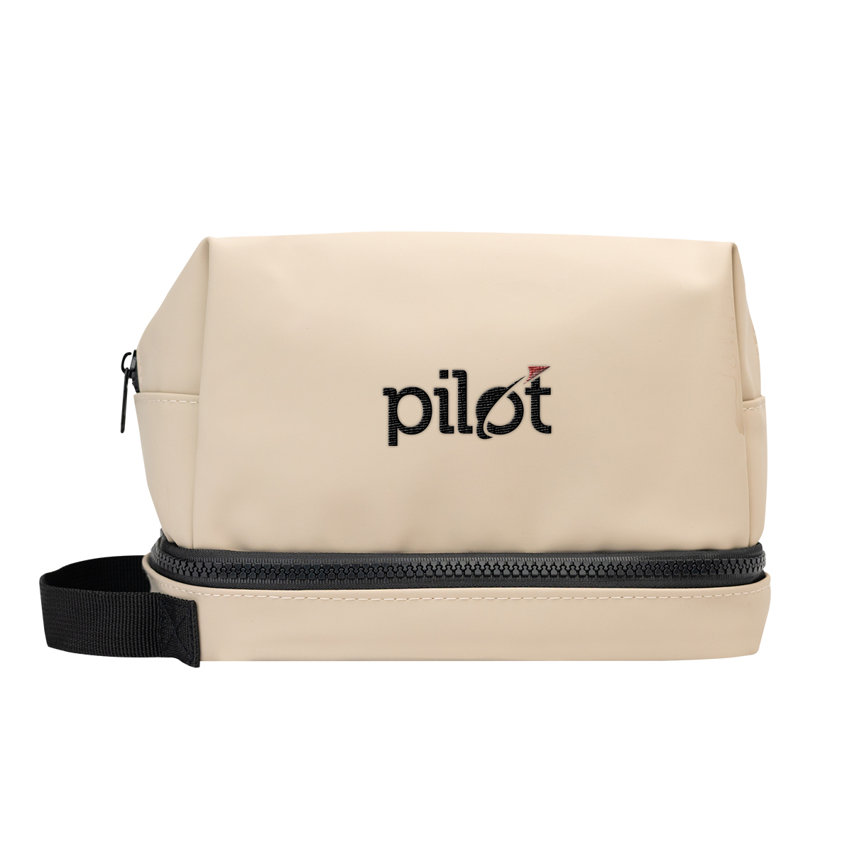 Hudson rPET Leatherette Toiletry Bag 12