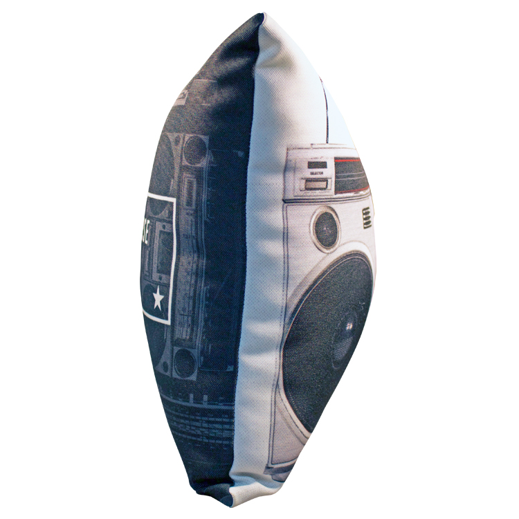 Boombox Shaped Sublimated Pillow 1