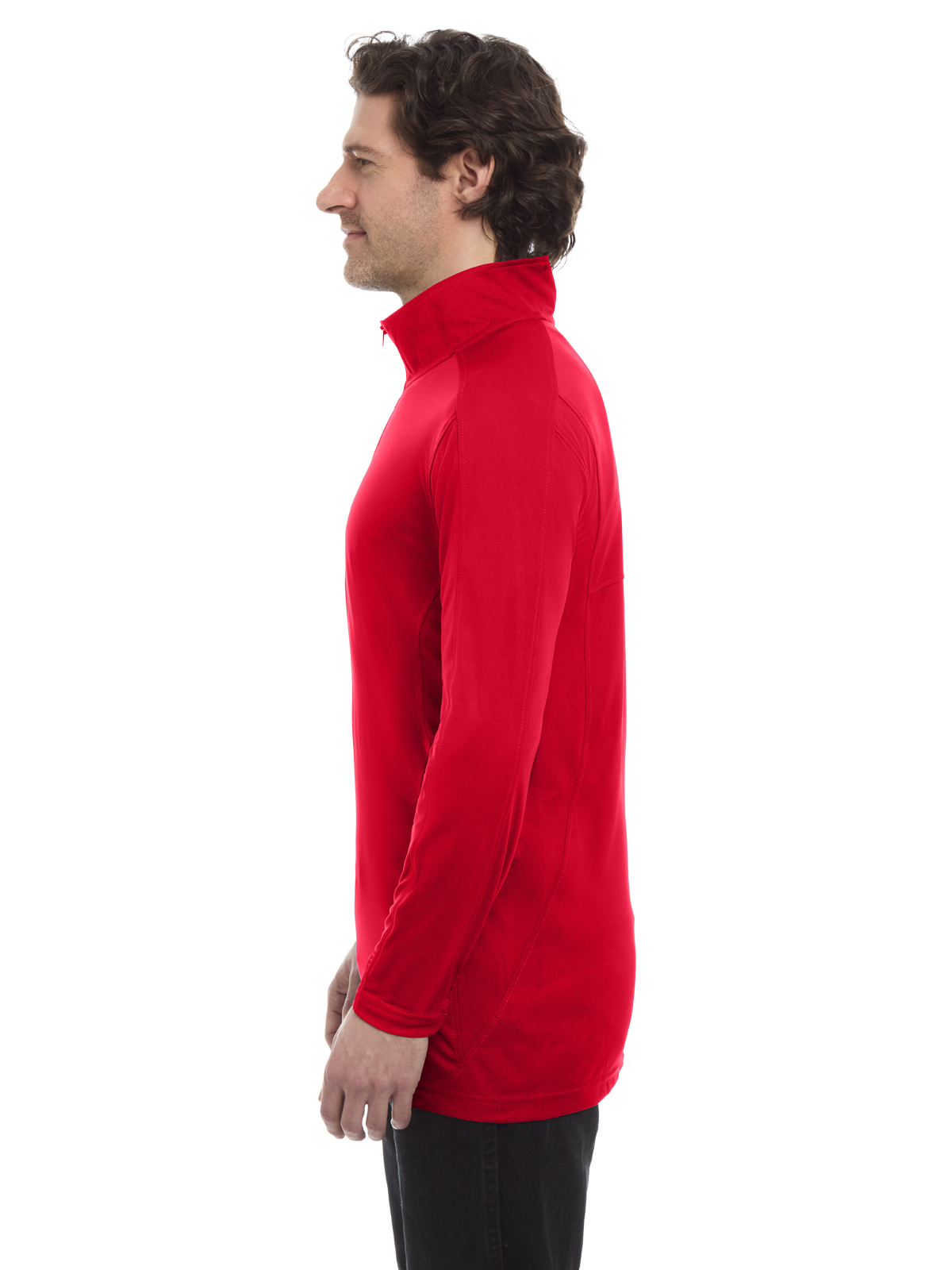 Blue Generation - Men's Pocketless 1/4-Zip Long Sleeve Pullover 16