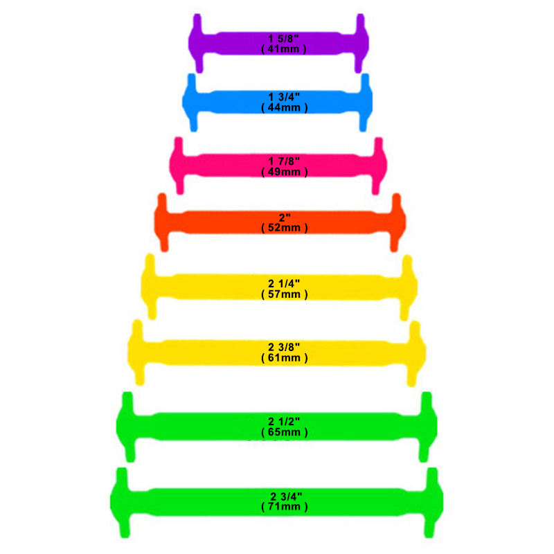 COOLNICE Never Tie Silicone Shoelaces kit for Adults 7