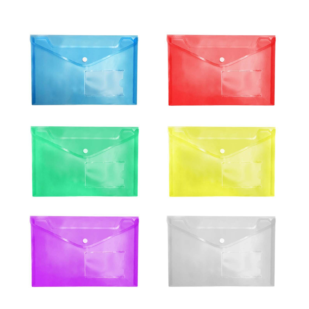 A5 Transparent File Pocket with Card Pocket