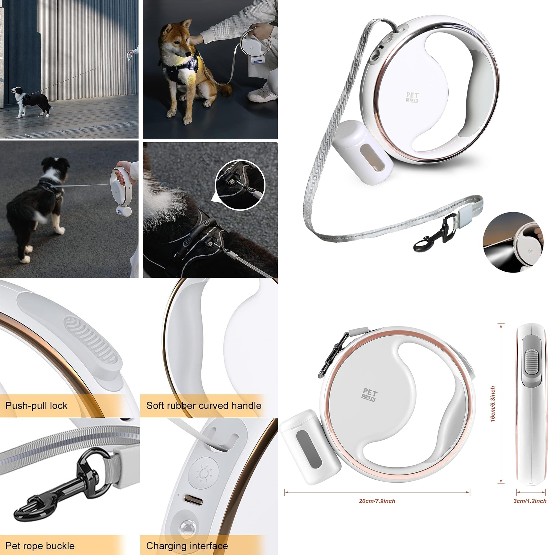 Retractable Dog Leash 2