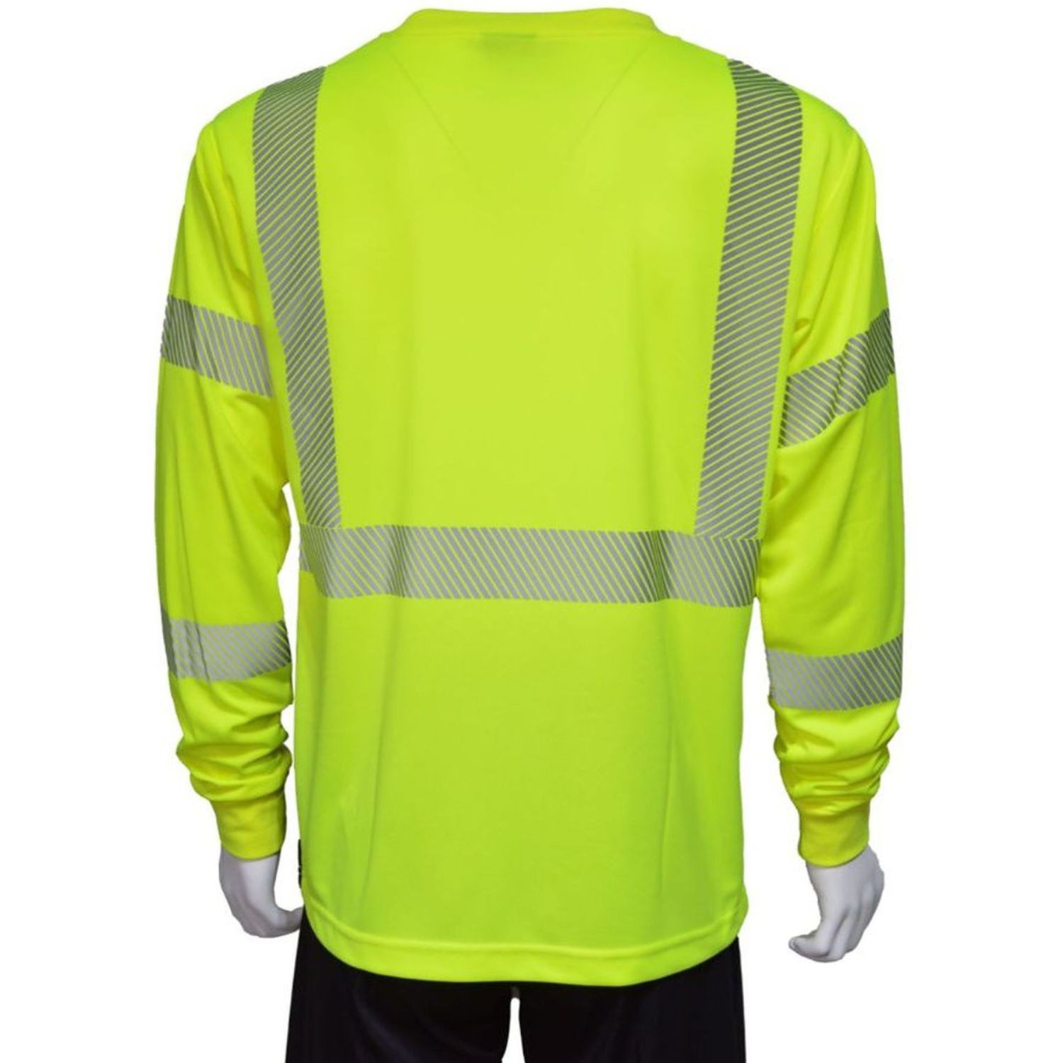 Segmented Class 3 rPET Color Block Safety T-Shirt With Pocket 1