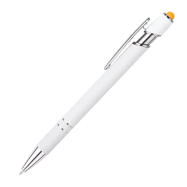 Full Color White Alpha Soft Touch Stylus Pen 7