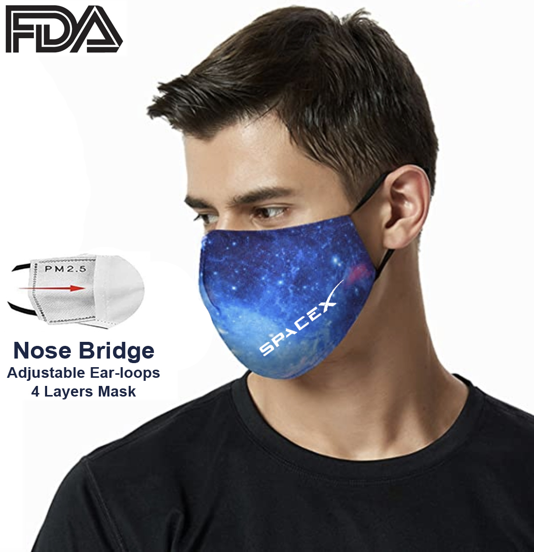 HolidayShield 5-Pack PM2.5 Reusable Masks 2