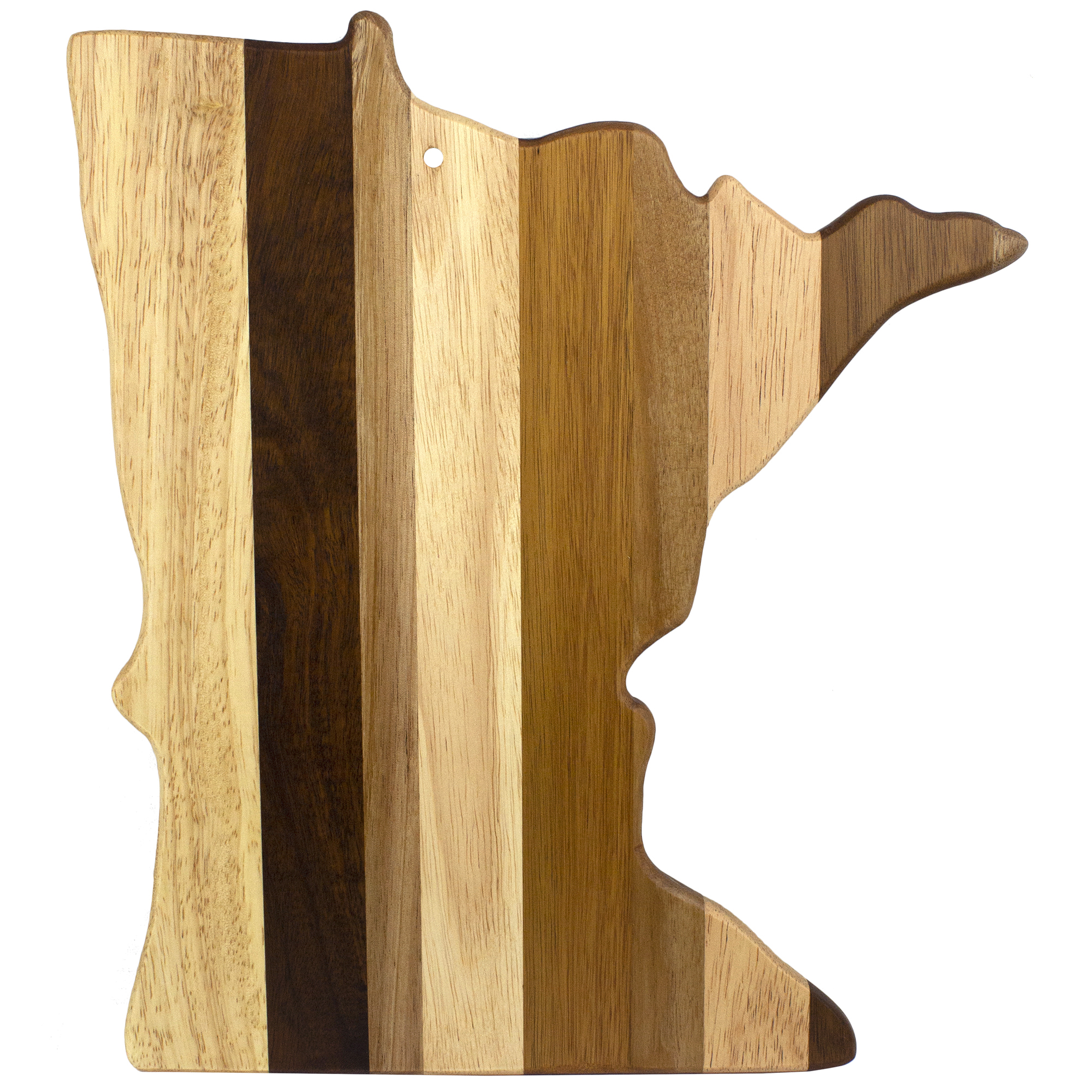 Rock & Branch® Shiplap Series Minnesota State Shaped Wood Serving and Cutting Board 7