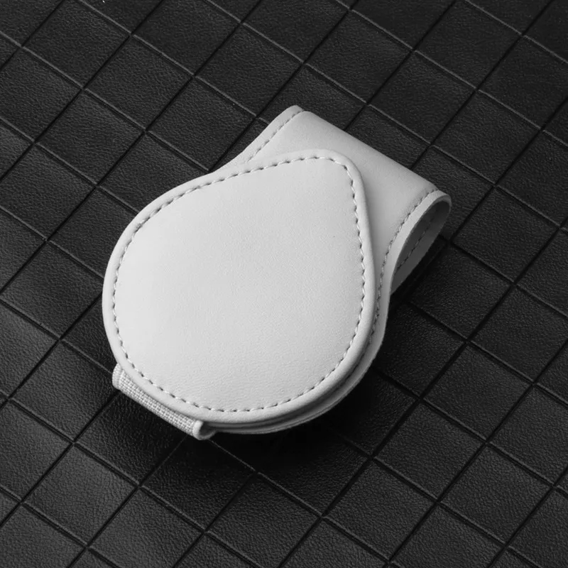 PU Leather Car Sunglasses Holder Clip 7