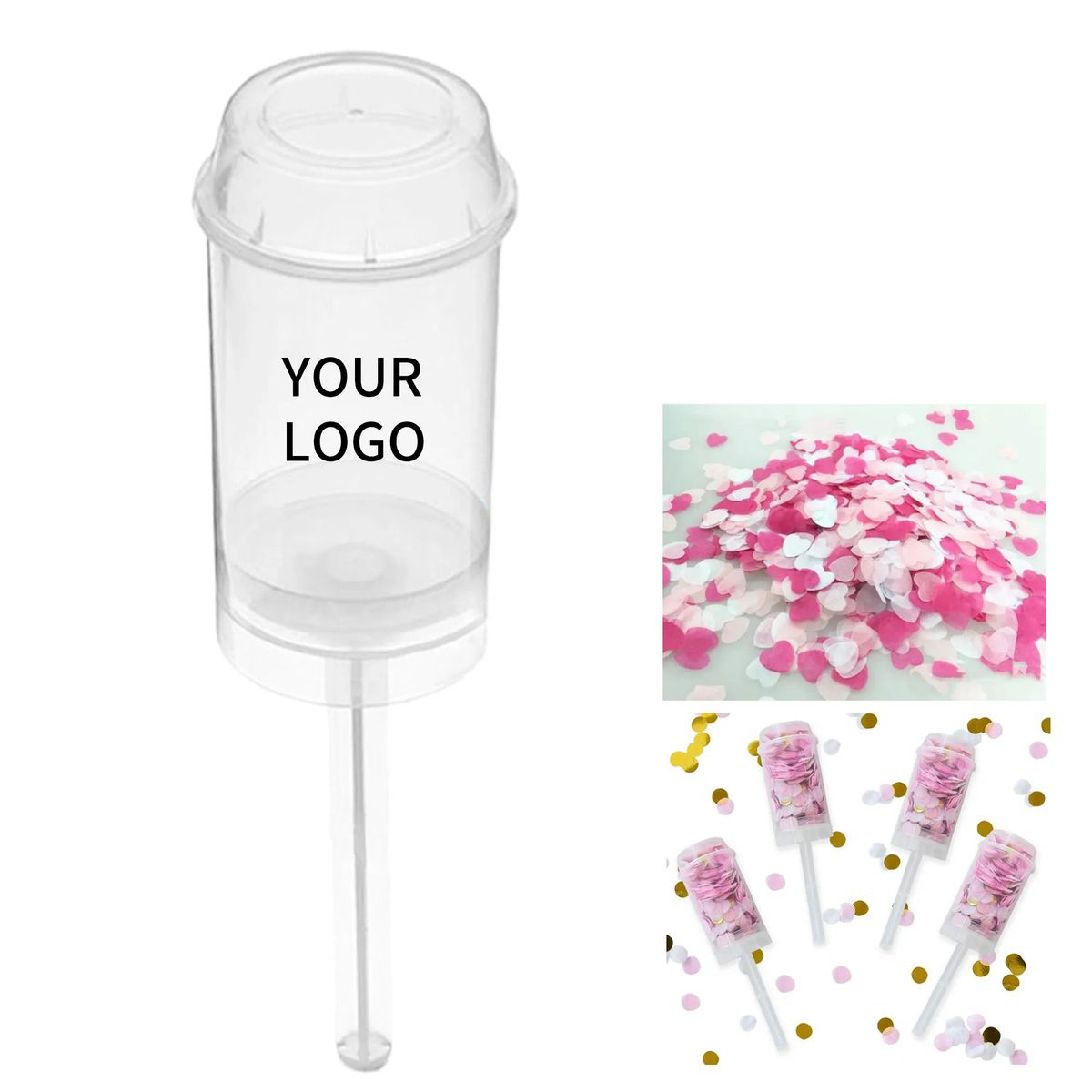 Plastic Confetti Tube for Party Celebrations 3