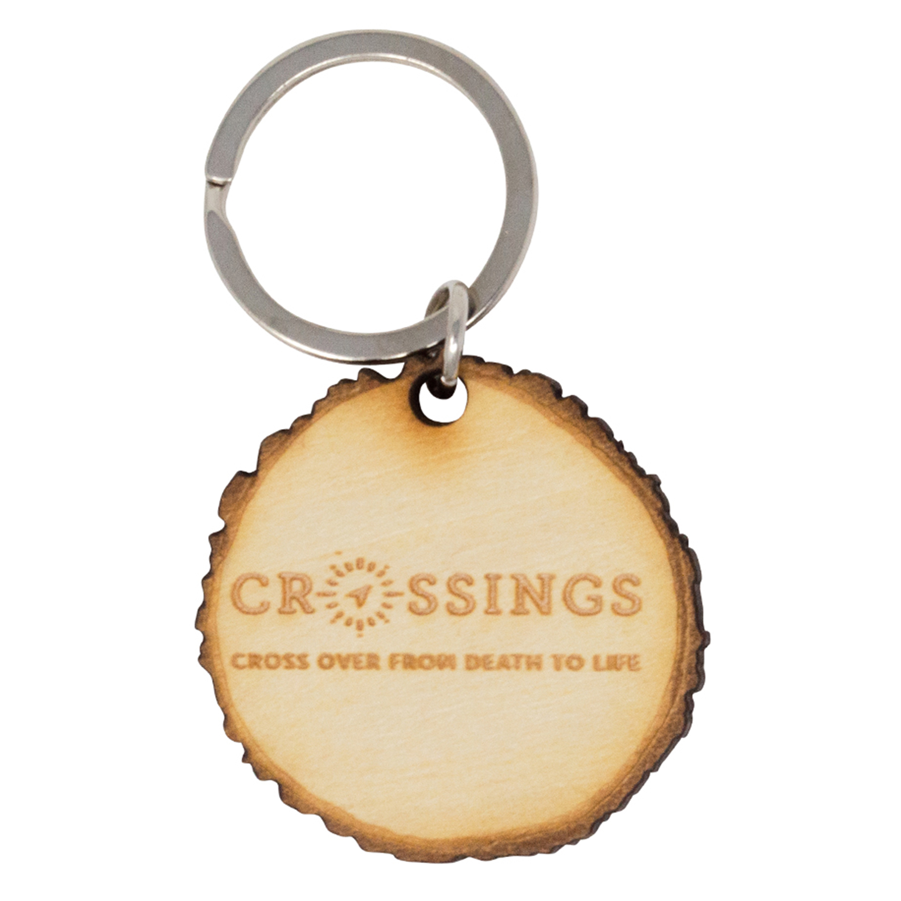Custom Wood Log Cut Keychains 6