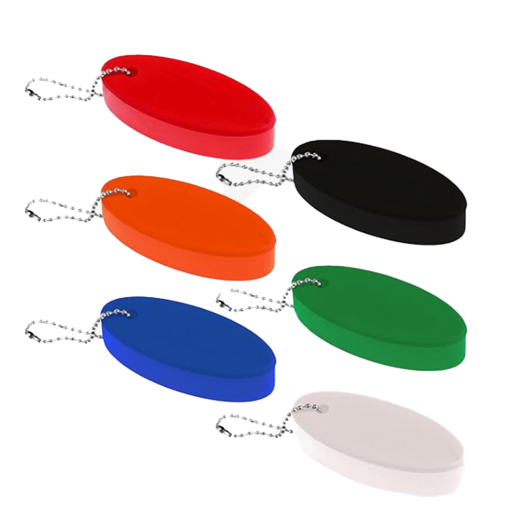Floating Blank Oval Floating Keychain 2