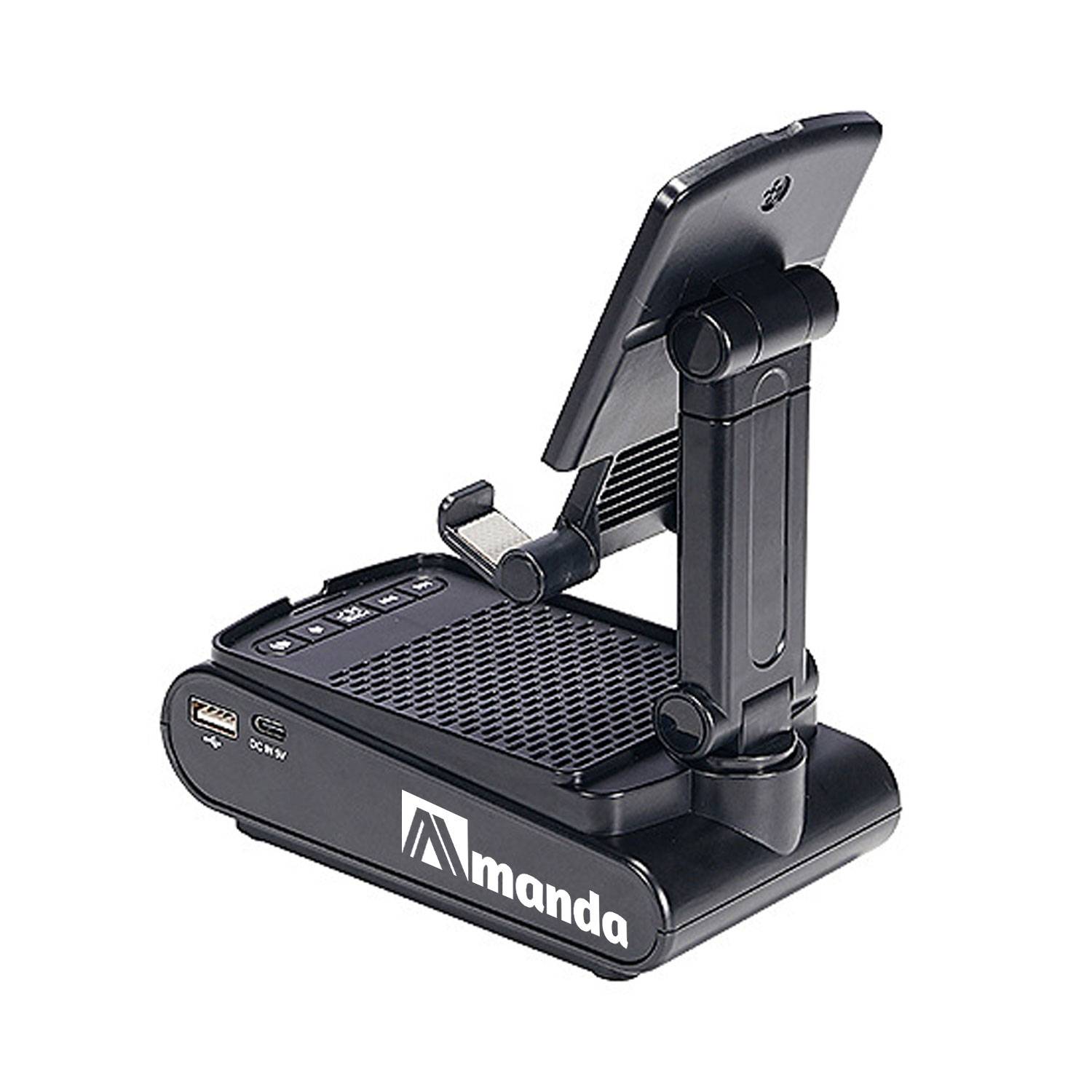 Multifunctional Cell Phone Stand W/ Wireless Speaker 3