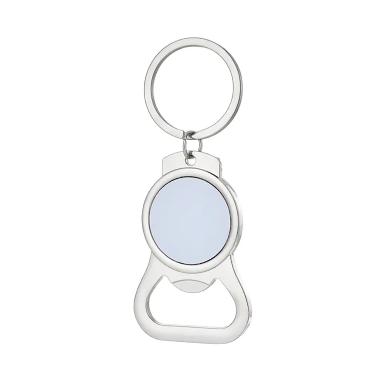 Metal Bottle Opener W/ Split Keyring 2
