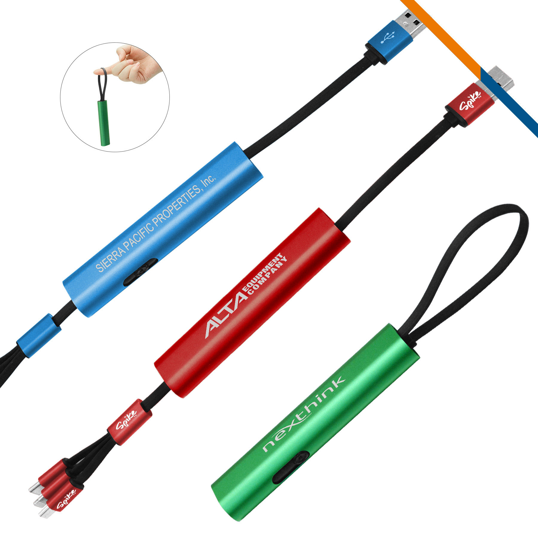 Triggle Retractable 3in1 Charging Cable 7