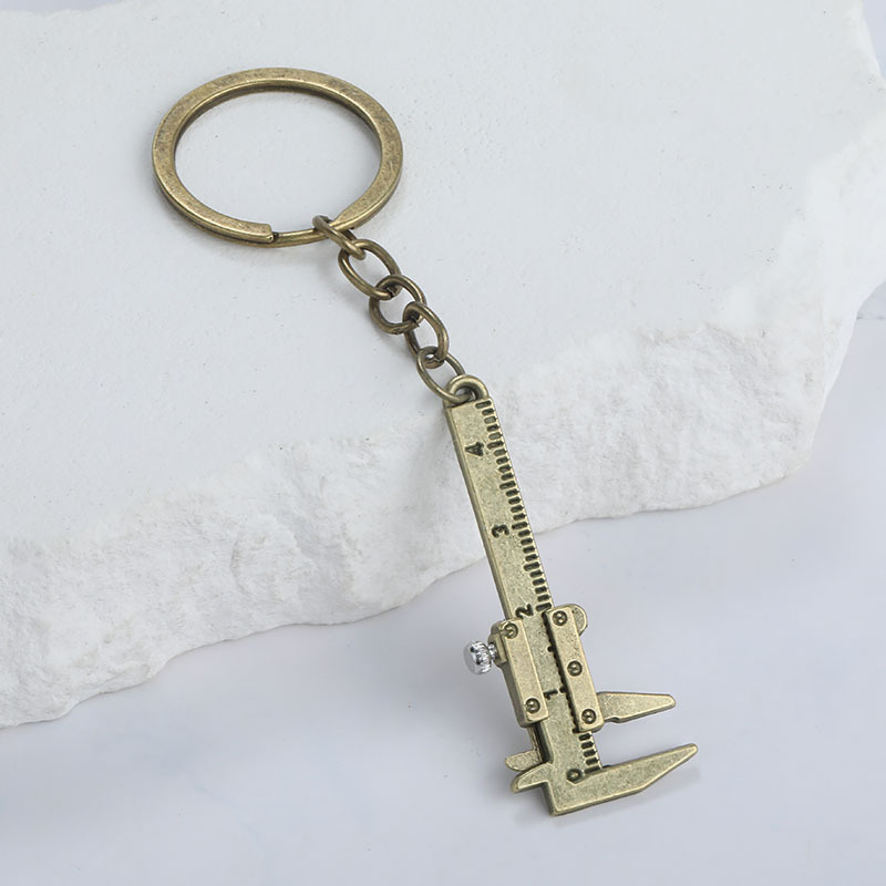Mini Vernier Caliper Keychain 8