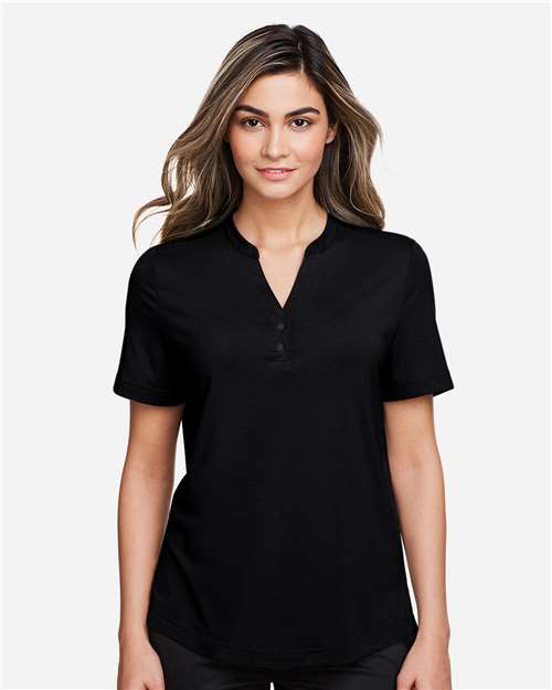 Women's JAQ Snap-Up Stretch Performance Polo - NE100W 39