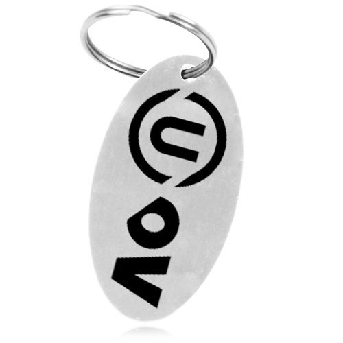 Handsome Oval Keychain 3