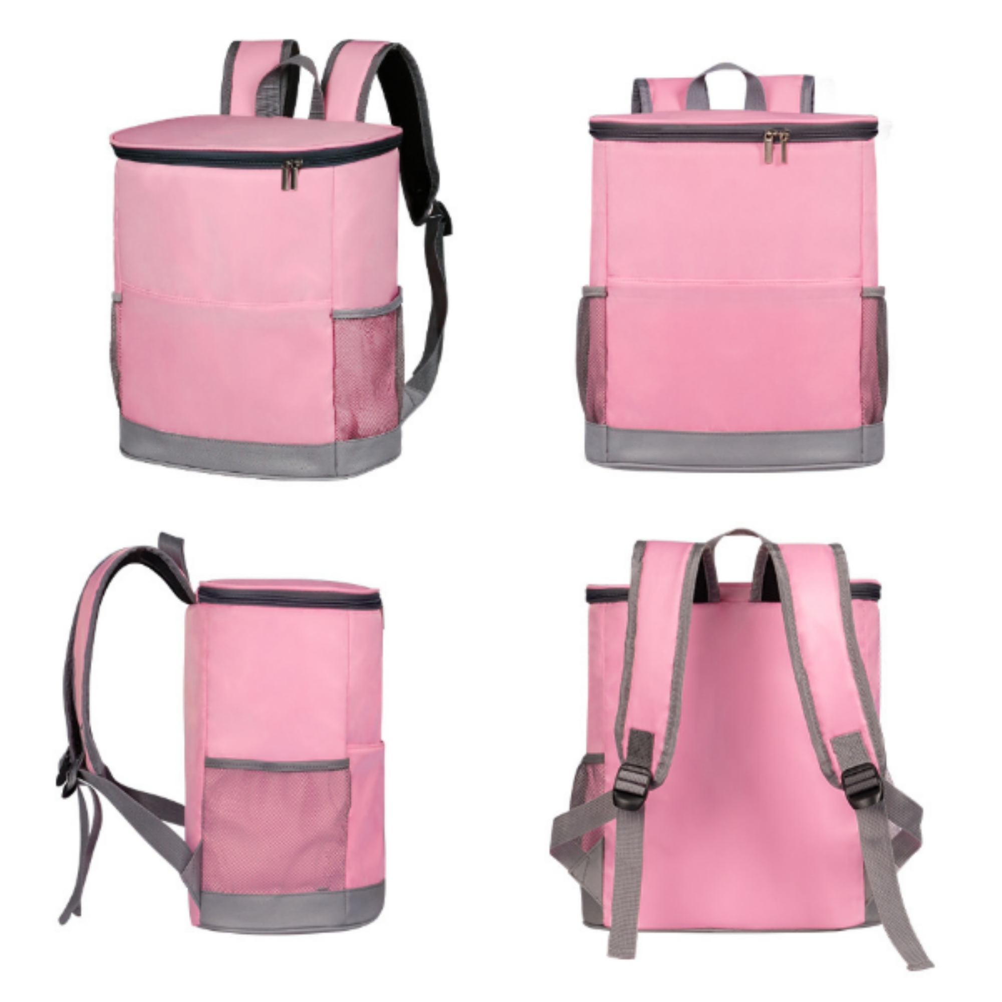 Leak Proof Nylon Insulated Backpack Cooler Outdoor Picnic 7