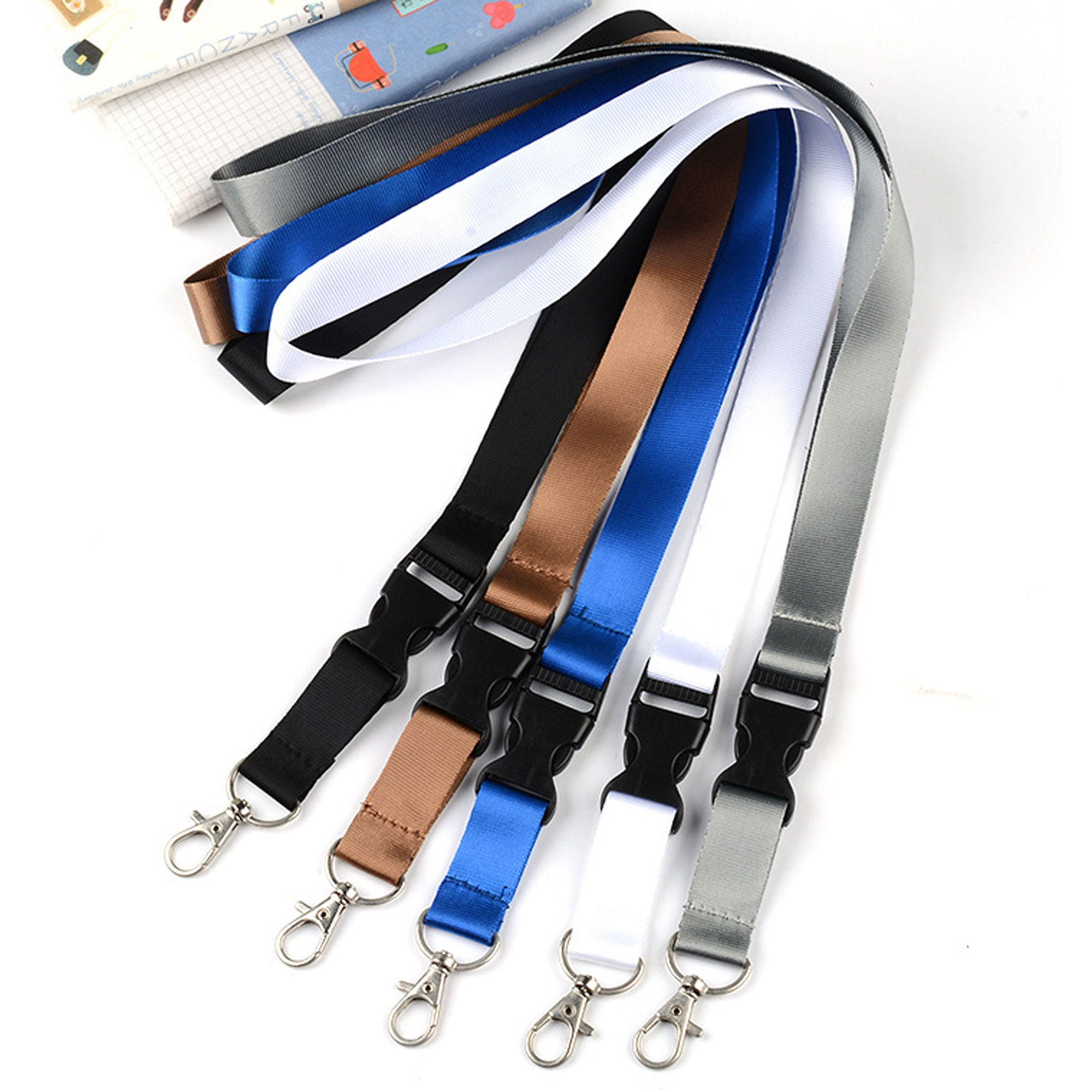 3/4" Custom Polyester Lanyard With Metal Buckle 2