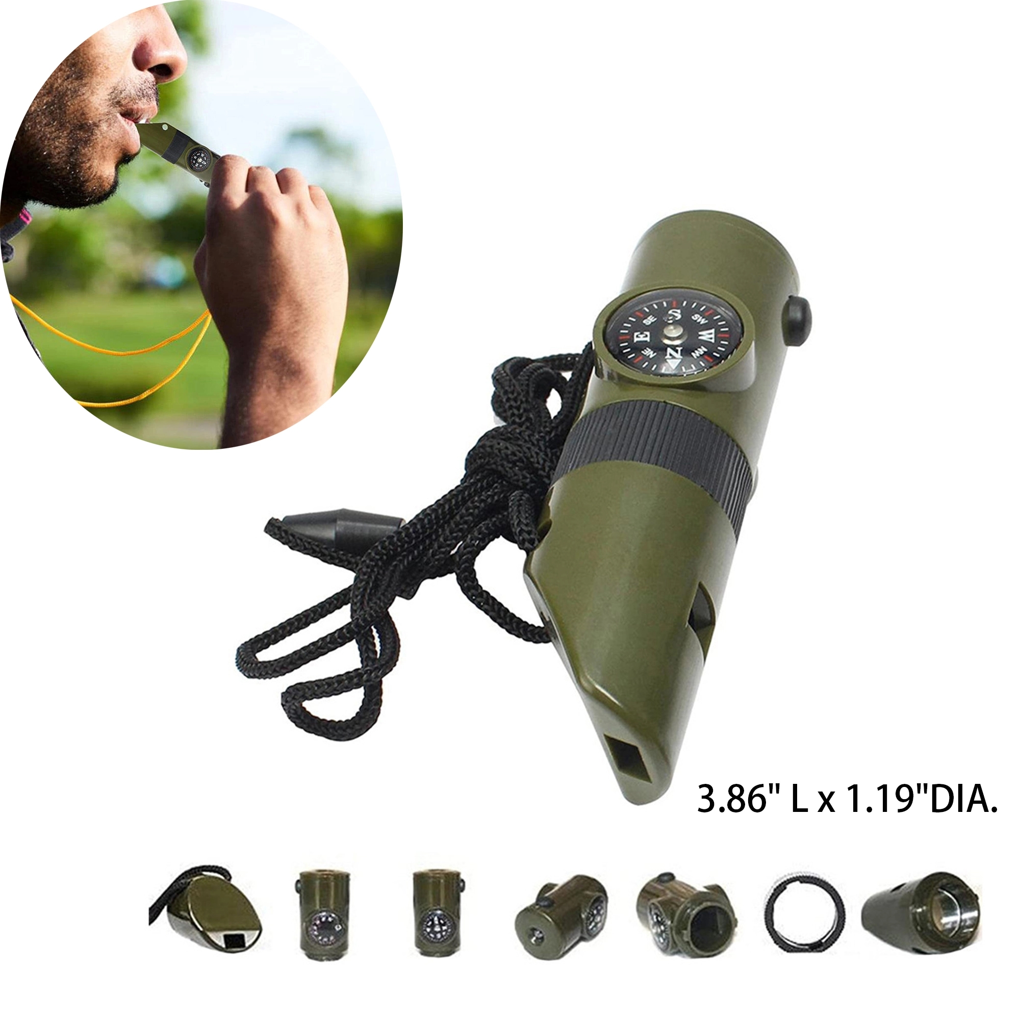 Multifunctional Survival Whistle 2