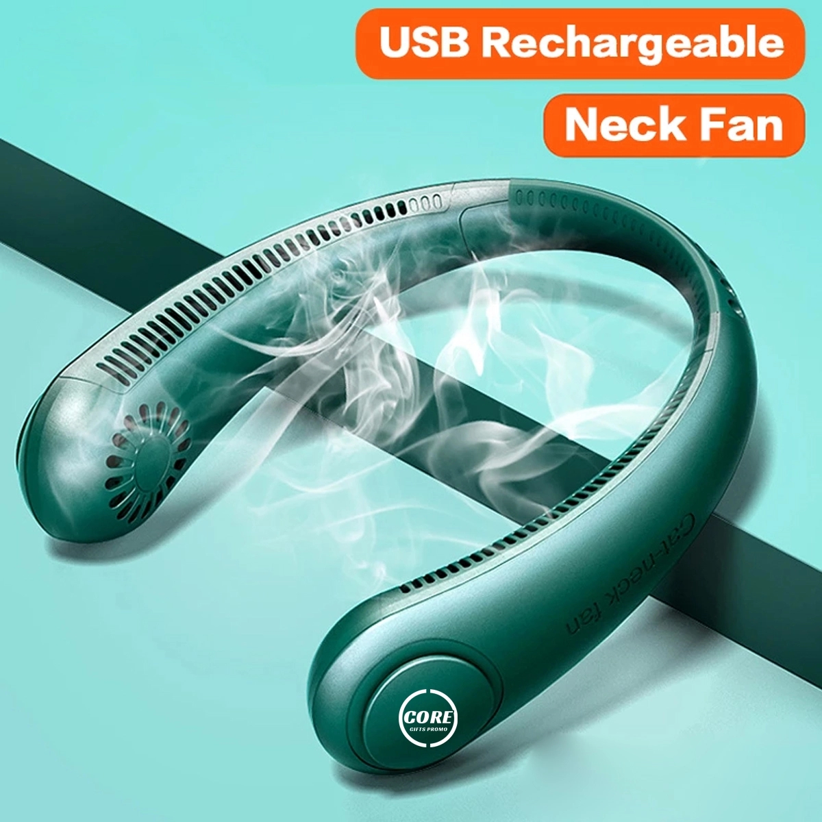 Wearable Portable Neck Bladeless 360 Cooling Fan 2