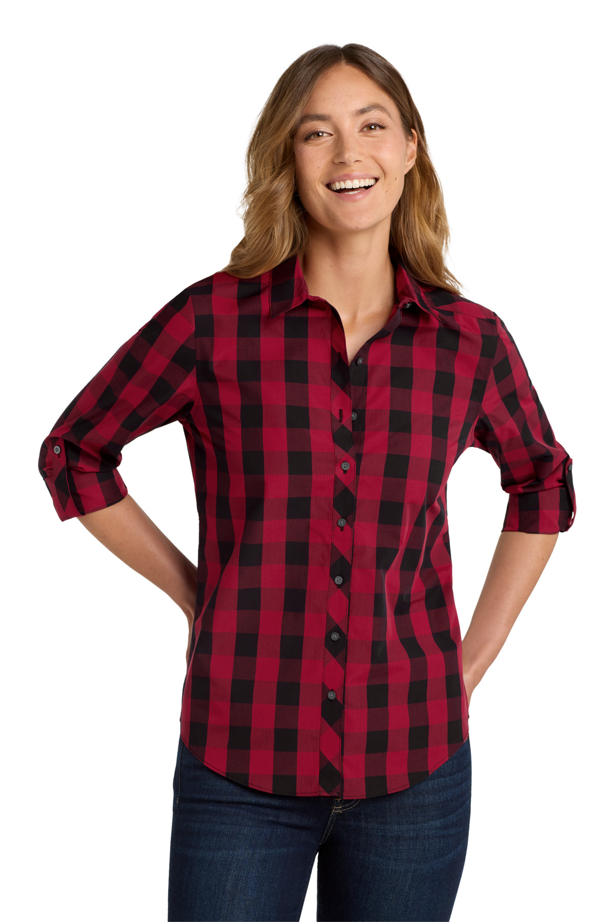 Port Authority Women's Everyday Plaid Shirt. LW670 20