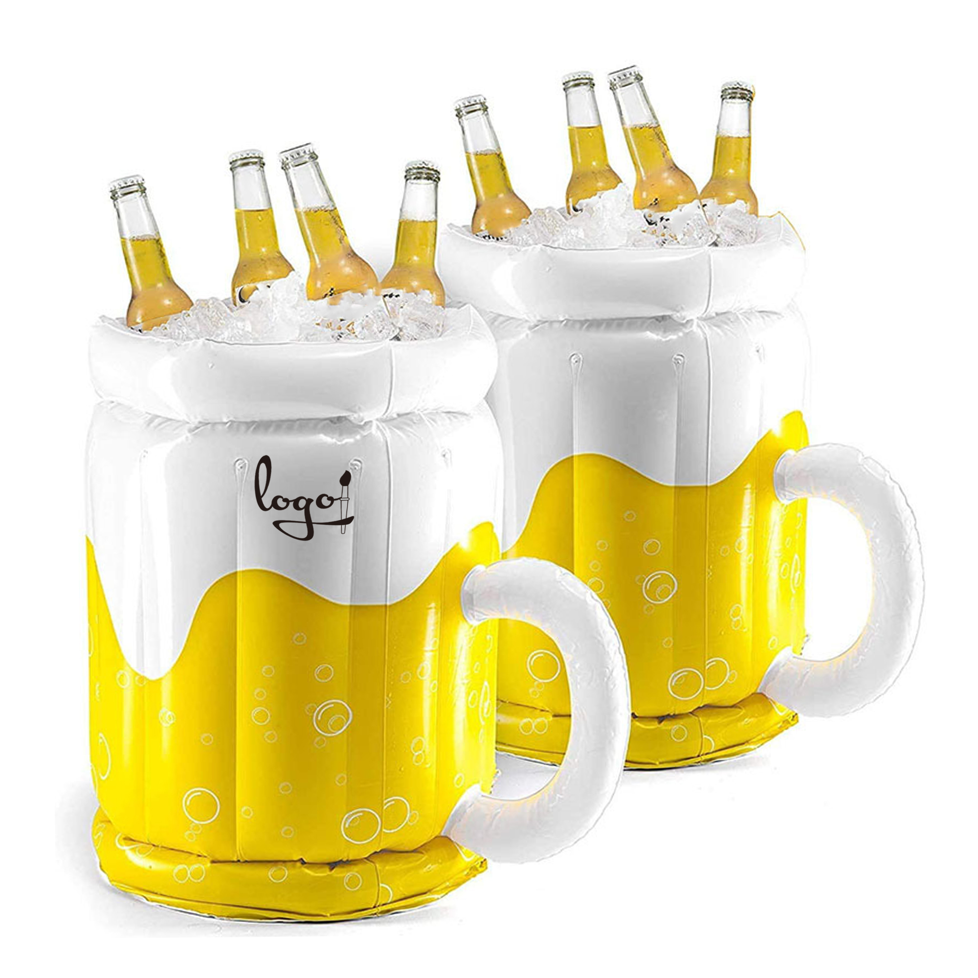 MOQ20 Large Inflatable Beer Mug Ice Bucket Cooler 1