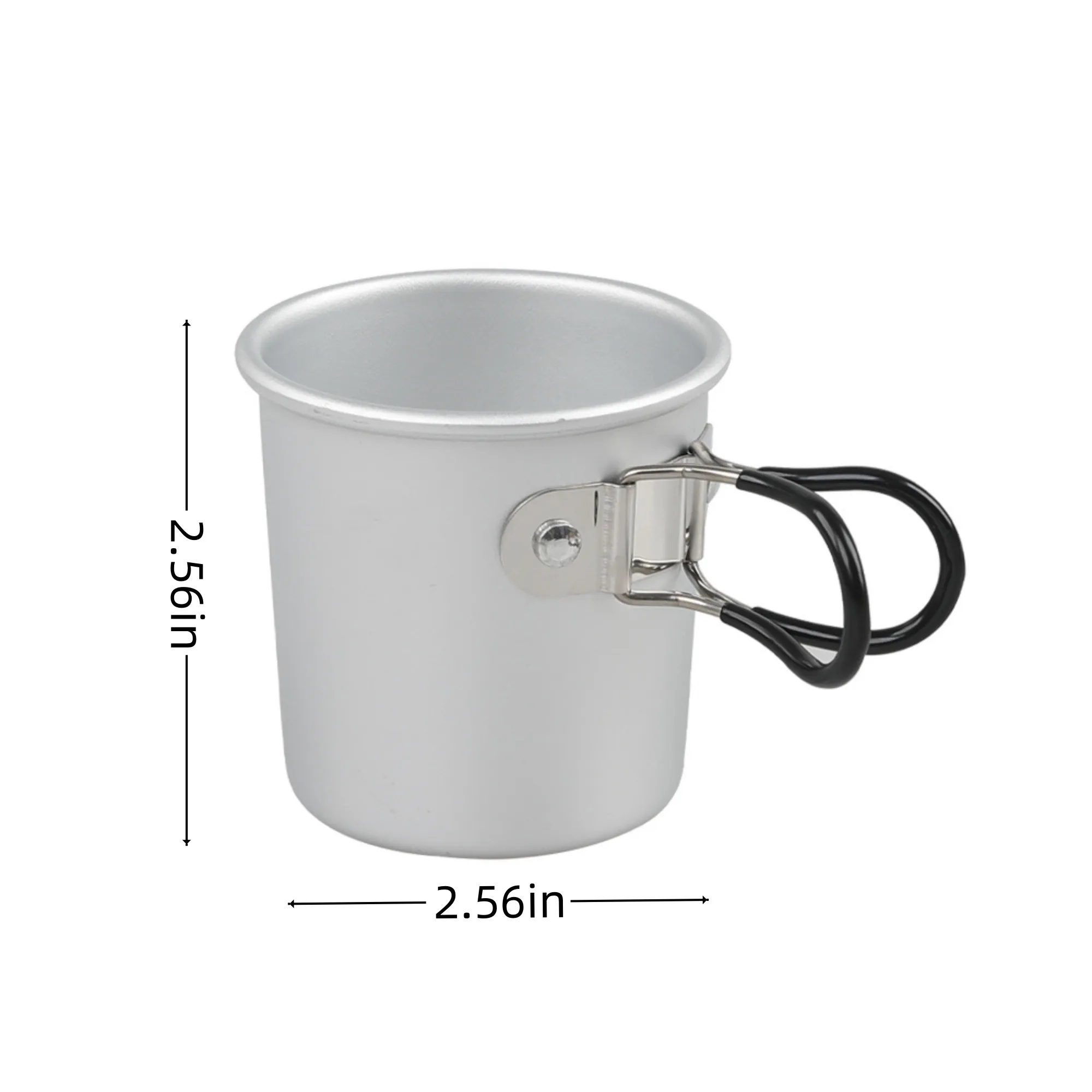 MOQ 5oz Lightweight Outdoor Collapsible Aluminum Alloy Cup 2