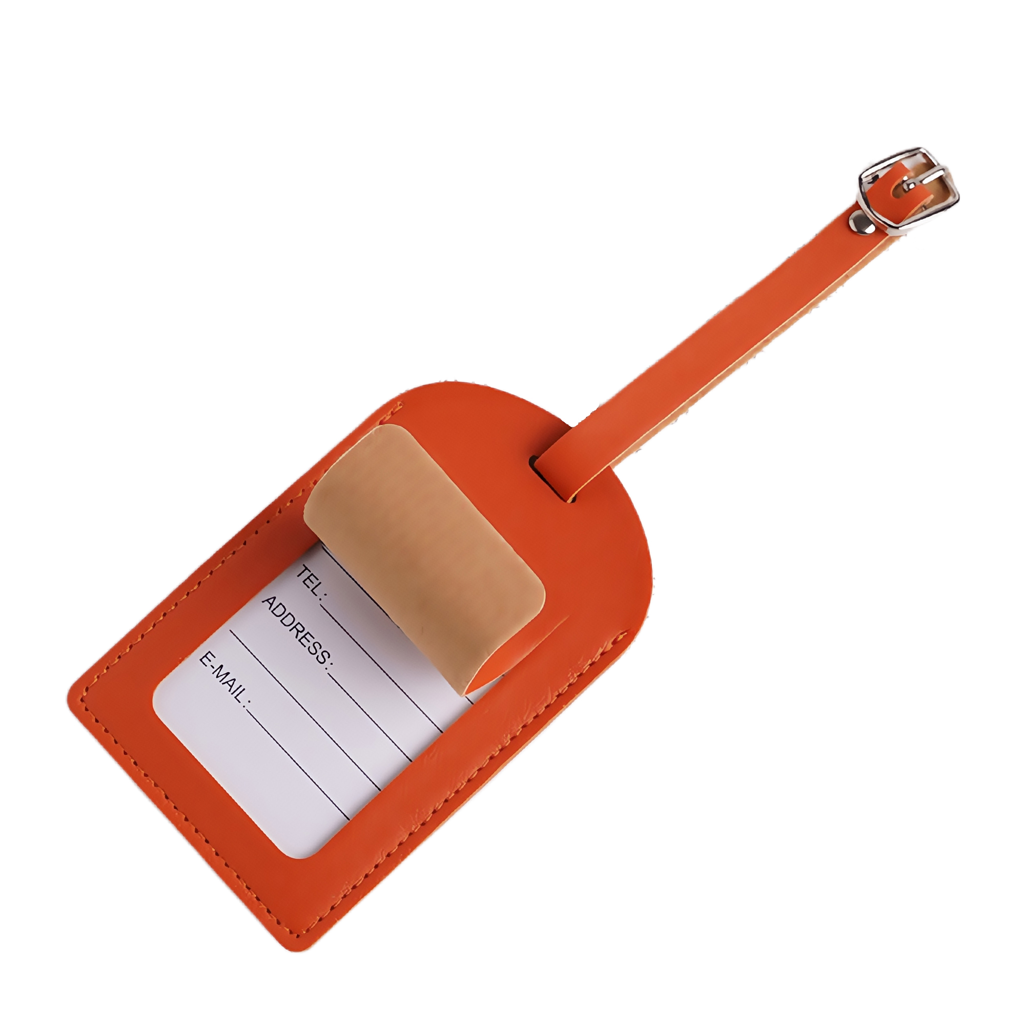 PU Leather Luggage Tag with Window 8