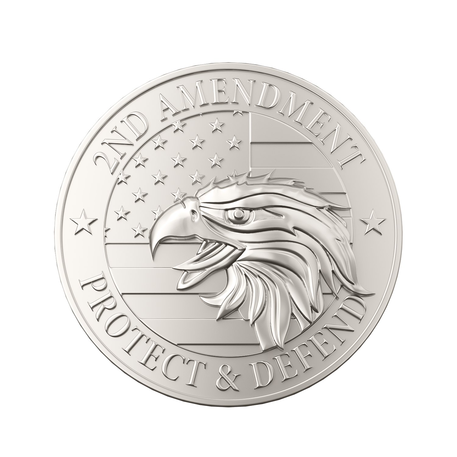 Custom 2D Die Struck Mint Coins 2.25" 1