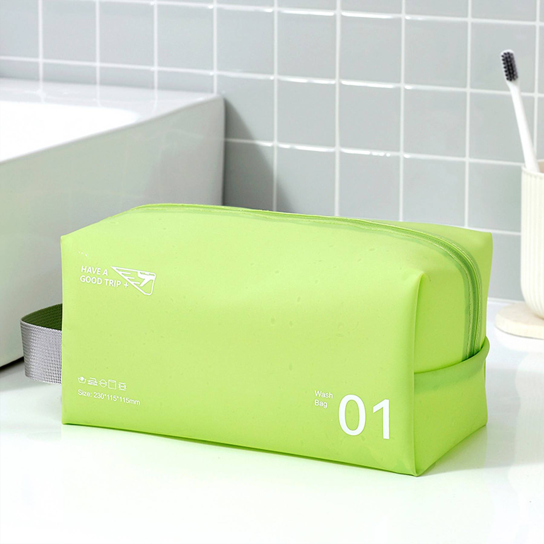 Pvc Zippered Toiletry Bag 4