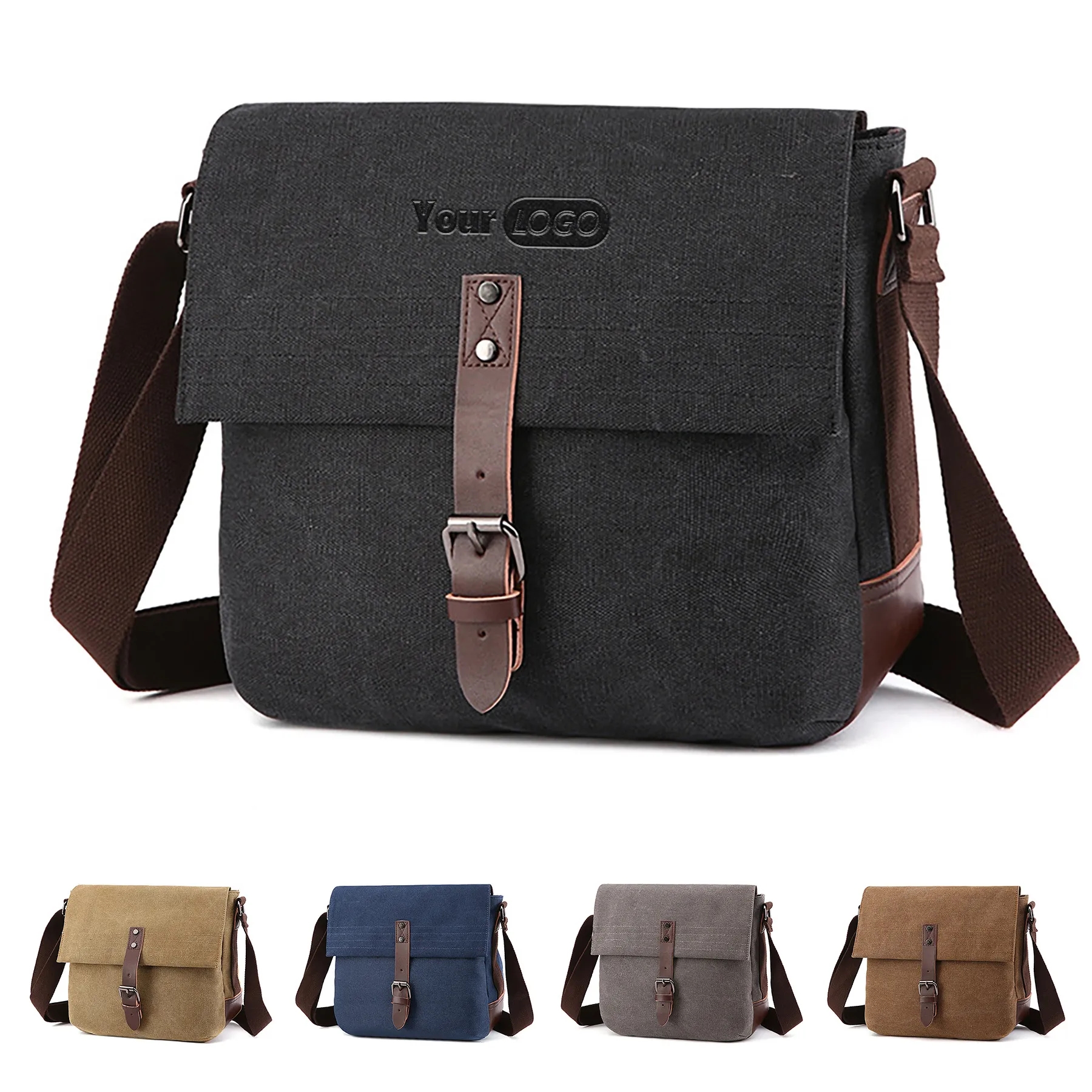 Canvas Shoulder Crossbody Bag 2