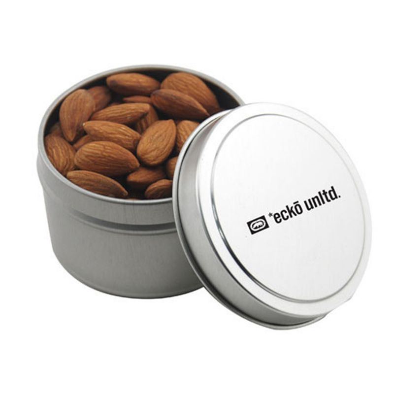 Round Tin with Almonds 1