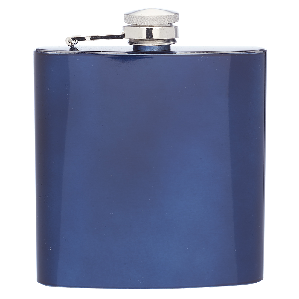 6 oz. Murano Stainless Steel Hip Flasks 1