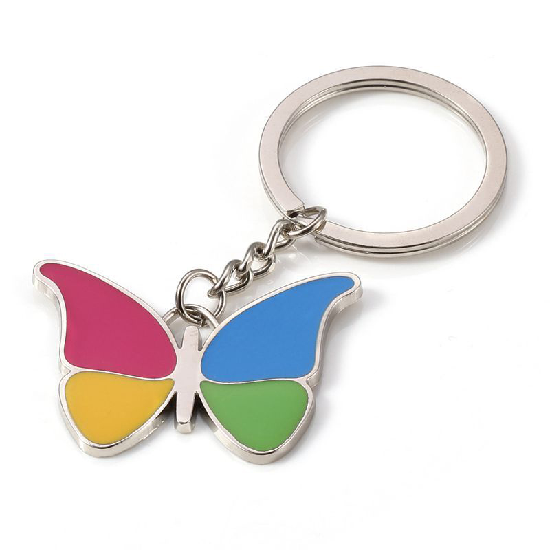 Colorful Butterfly Metal Key Chain 5