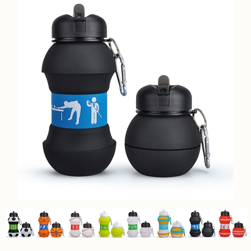 Custom Collapsible Billiards Sports Water Bottle 2