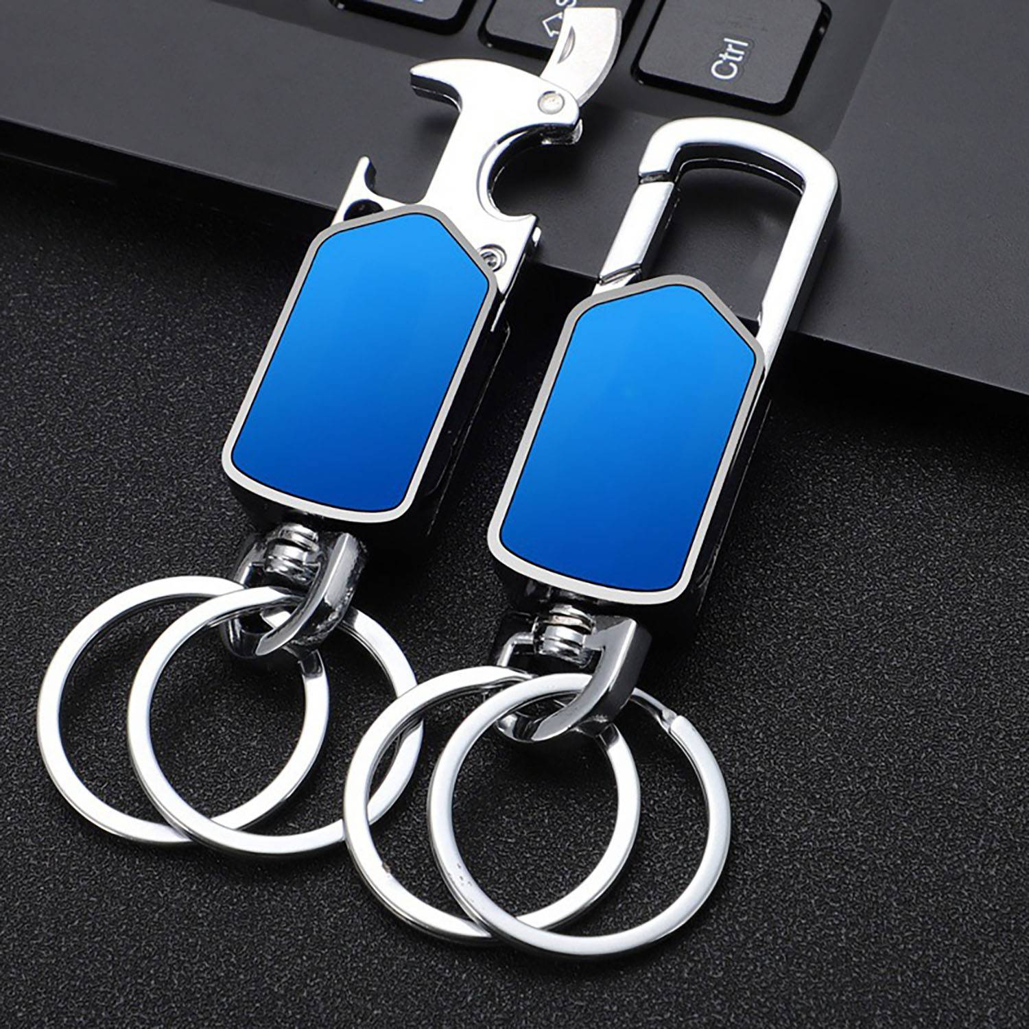 Universal 360° Rotatable Key Fob Holder Bottle Opener 4