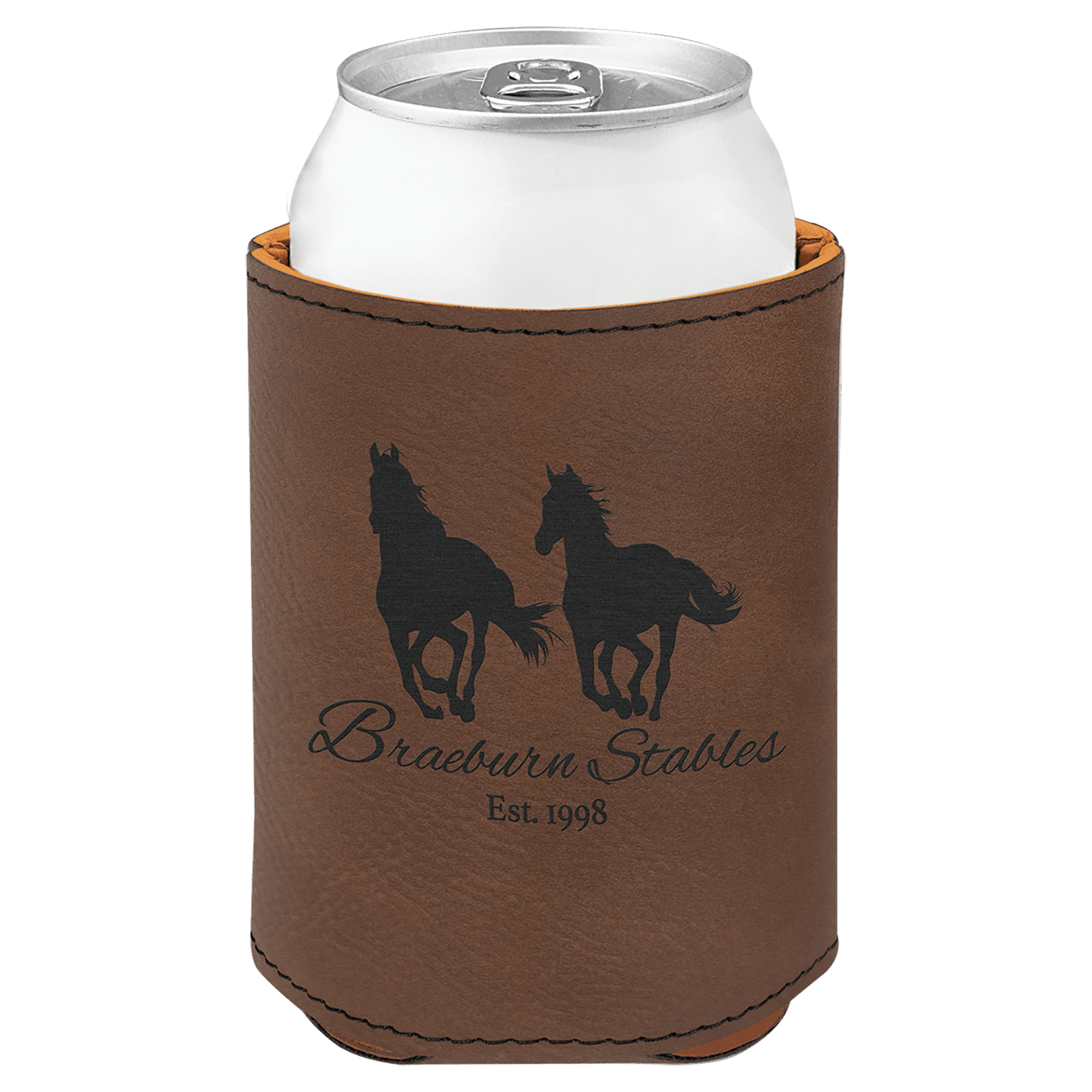Laserable Leatherette Beverage Holder 15