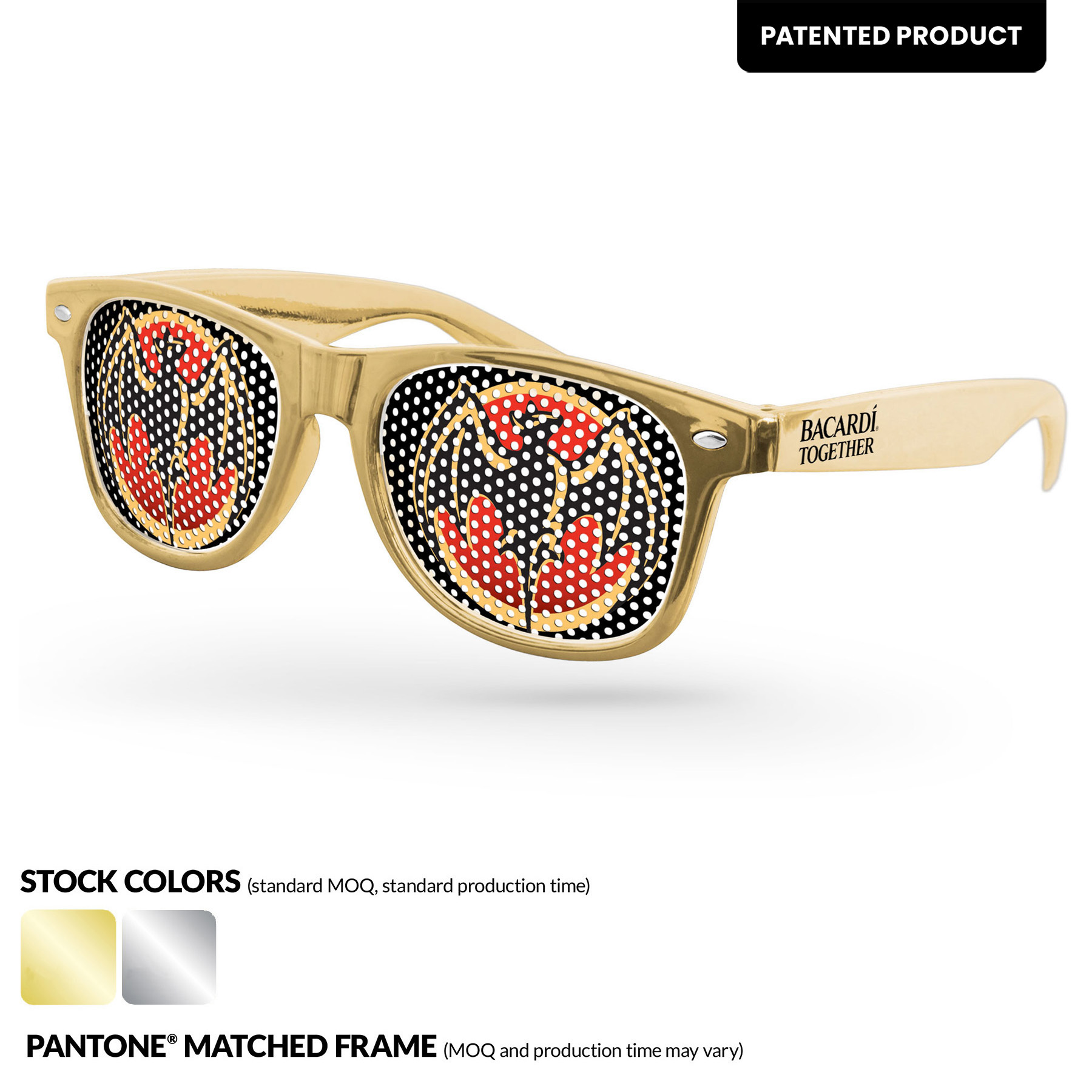 Metallic Retro Pinhole Sunglasses 1