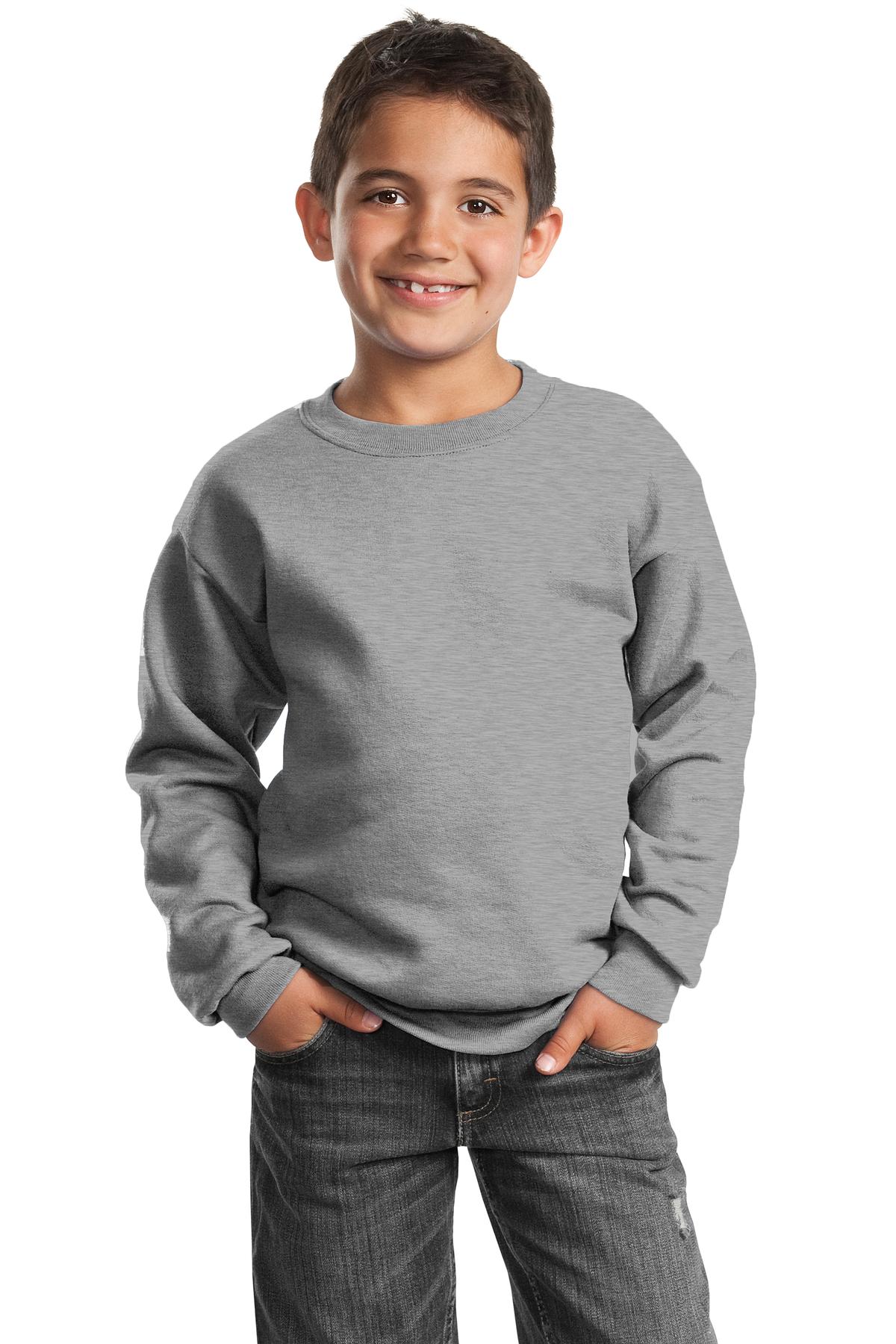 Port & Company® Youth Core Fleece Crewneck Sweatshirt 90