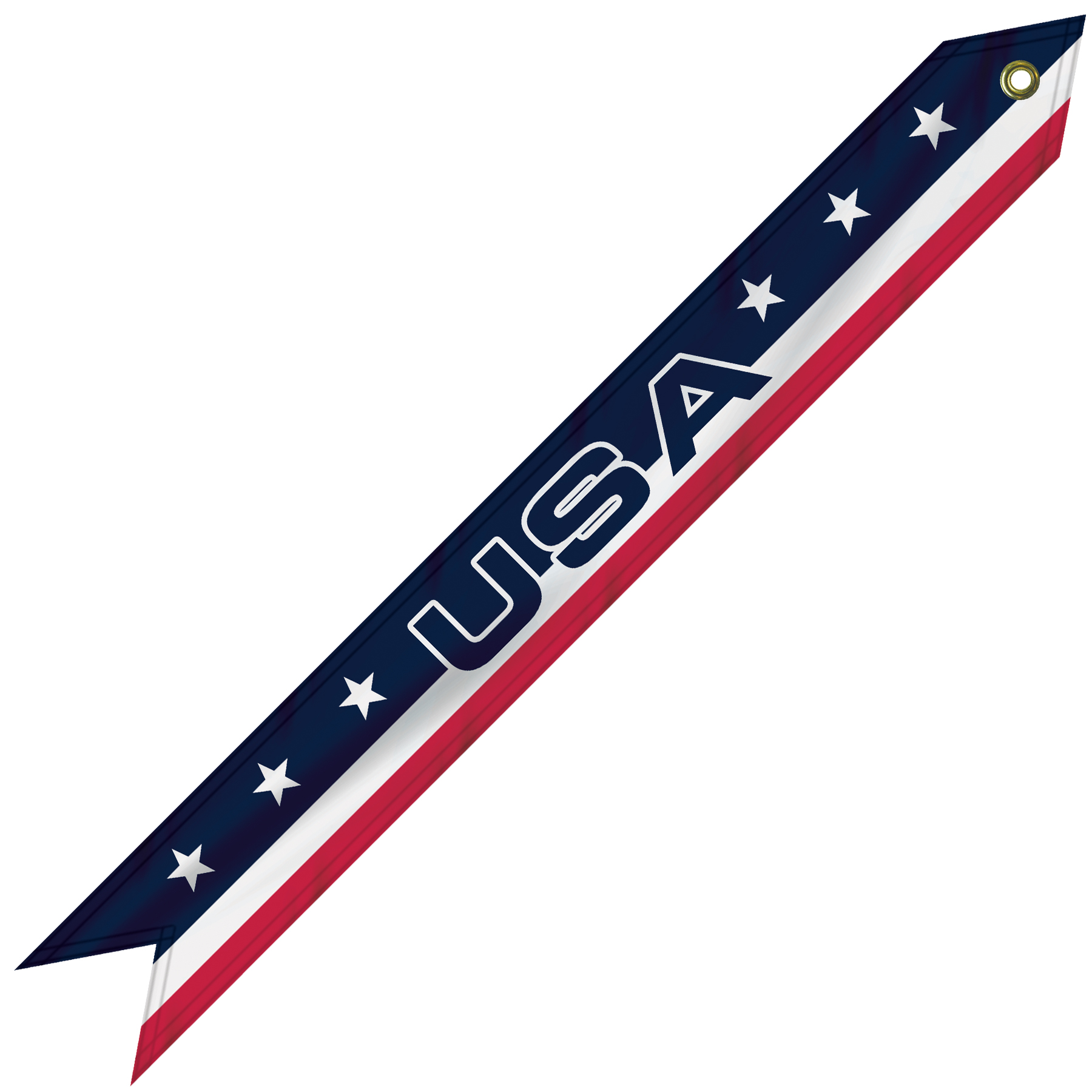 2 3/4" x 24" Custom Printed Nylon Streamer 4