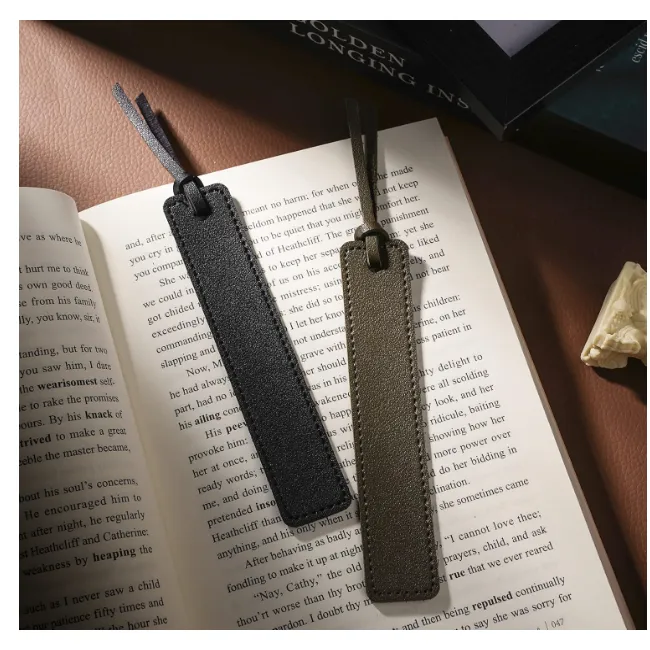 Mini Leather Bookmark 4